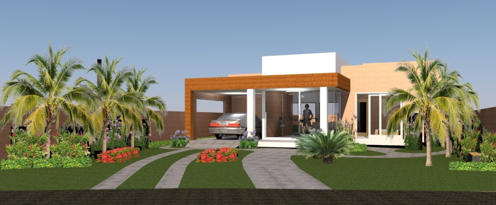 Projeto em tijolo ecológico